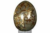 Calcite Crystal Filled Septarian Geode Egg - Utah #176041-3